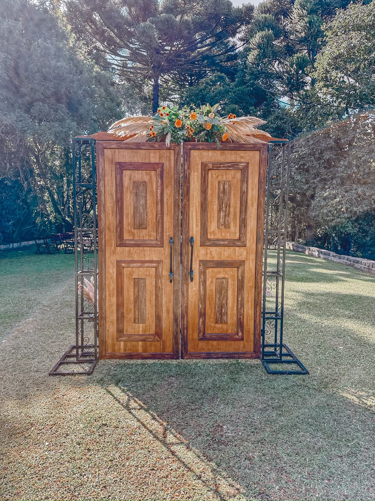 Portal da noiva 4: Portal decorativo para a entrada da cerimônia.